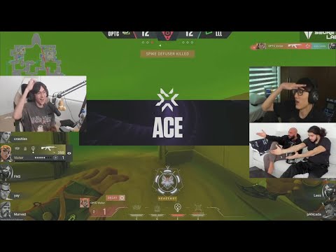 OpTic Victor INSANE ACE against LOUD (iiTzTimmy tarik TenZ ScreaM Reacts)