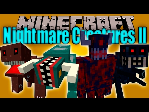 NIGHTMARE CREATURES - I am afraid and I will not trust - Minecraft mod 1.7.10 Review
