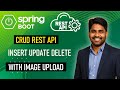 Spring Boot MySQL CRUD Tutorial With Image Upload Insert Update Delete In Java Full Project