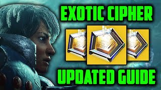 Destiny 2 | How To Get EXOTIC CIPHERS In 2024 And How To Use Them!