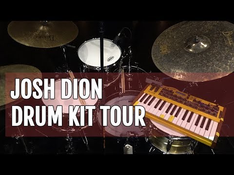 Josh Dion presents his drum kit