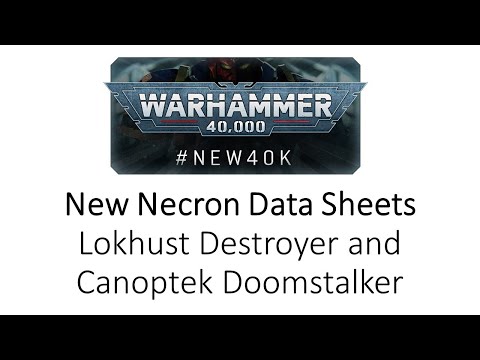 New Necron units spotted - Lokhust Heavy Destroyer and Canoptek Doomstalker