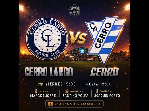 DONDE VER 📺⚽️🏆 CERRO LARGO VS CERRO EN VIVO LIGA AUF URUGUAYA INTERMEDIO FECHA 3 RELATO EN VIVO