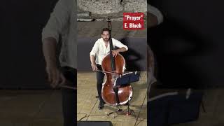 Short from a live concert #Doublebass and classical accordion. #concert #Bloch #contrabbasso