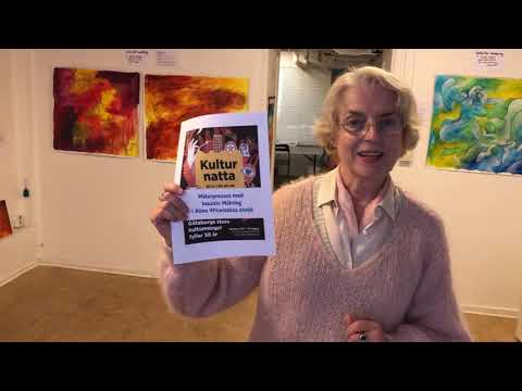 [Alina Witwitzka] Kulturnatta, Målarprocess i Intuitiv Målning #alinawitwitzka #intuitivmålning #creareSkapandeCentrum