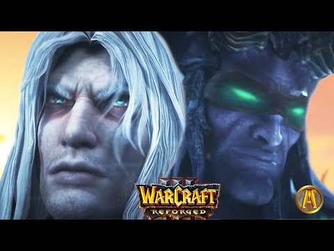 Arthas Kills Illidan Cinematic (2020) - Old vs New [Warcraft 3: Reforged]
