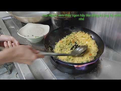 Bí quyết làm cơm chiên hải sản ngon hơn nhà hàng#cơm giòn như bắp rang.