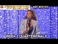 Glennis Grace sings “Never Enough” STUNNING MOMENT!! QUARTERFINALS 2 America's Got Talent 2018 AGT