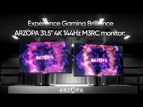 Level up your game with our 32'' 4K 144Hz monitor, now live in the US!