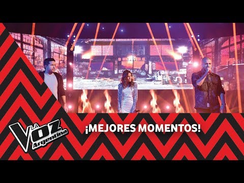 Cali y El Dandee y Tini Stoessel cantan "Por que te vas" - La Voz Argentina 2018