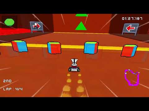 Retro Kart Rush - Playthrough. No commentary - YouTube