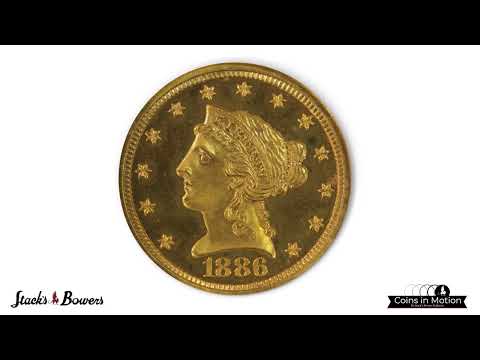 @StacksBowersGalleries Selling the Sole Finest 1886 Liberty $2.50 in the Spring 2022 Auction