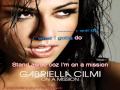 Gabriella Cilmi - On a mission - Karaoke version ...
