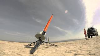 preview picture of video 'GoPro Boulder City Rocket Launch - 1st Attempt'