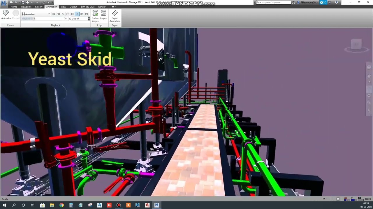 Brewery Skid Design Using Autodesk Plant 3D
