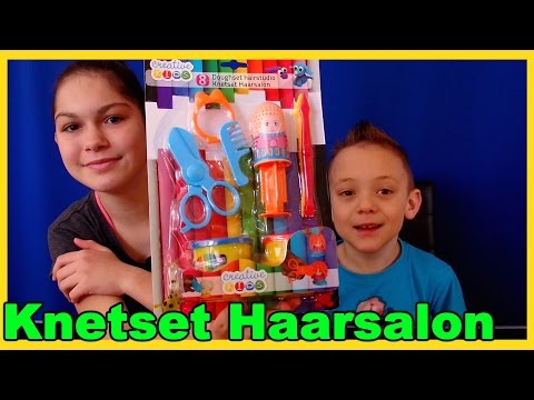 Knete Haar Salon Spiel Knete Play Dough Hair Salon Mit Knete Haare Machen - Kinderkanal