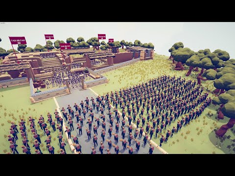 Can 150x Russian soldiers save the queen? - Totally Accurate Battle Simulator TABS