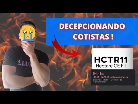 HCTR11 tomando calote? Cotação despenca!