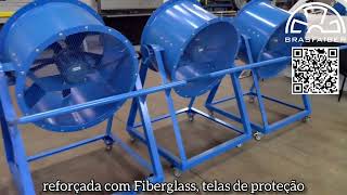 Exaustor Movél com Rodinha Industrial