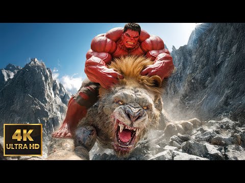 HULK vs LION MAN: The Ultimate Showdown from Skull Island to City Destruction!