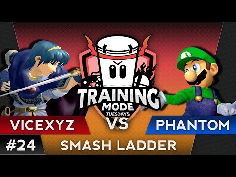 TMT 24 - Phantom (Luigi) VS ViceXYZ (Marth) - SSBM Smash Ladder - Smash Melee