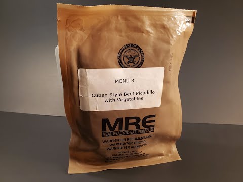 The Ultimate MRE Menu 3 Review: Cuban Beef Picadillo with Vegetables
