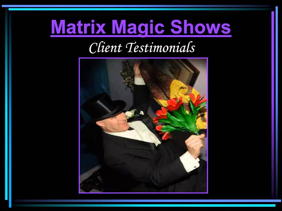 Promotional video thumbnail 1 for Matrix Magic Shows / Magic & Illusion