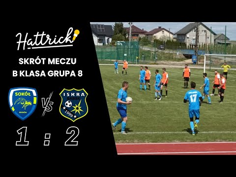 Sokół Regnów - Iskra Babsk - B klasa grupa 8 - 21 kolejka - skrót meczu