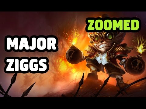 MAJOR ZIGGS SKIN ZOOMED SPOTLIGHT - LEAGUE OF LEGENDS