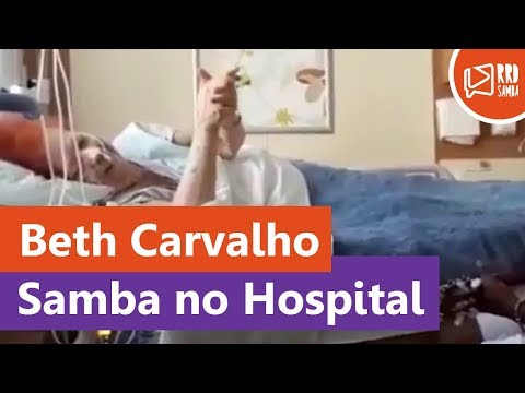 Beth Carvalho faz roda de samba no hospital