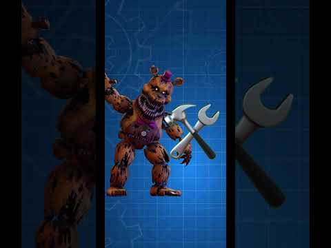 FNAF Fixed Nightmare Animatronics #fnaf #fnafar #fnaf4 #fixed #viralshort