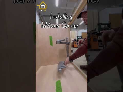 How to Install LeMans System & Magic Corner | Smart Modular Kitchen Storage Solutions#kitchen