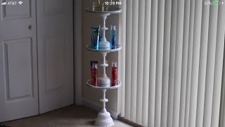 Dollar Tree DIY Mirrored Stand!!