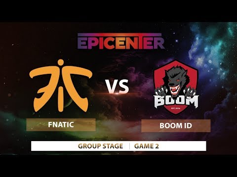 Fnatic vs Boom ID | Game 2 | EPICENTER XL 2018 SEA Qualifier
