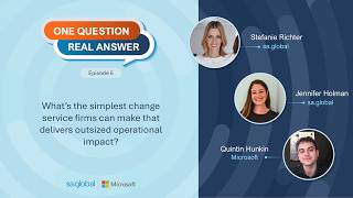 One Question. Real Answer. | S1 E5: The Simplest Change with the Biggest Impact