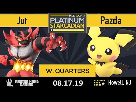 Platinum Starcadian S3 - Jut (Incineroar) vs. Pazda (Pichu) - W Quarterfinals