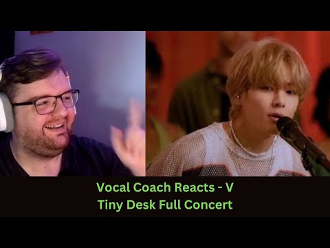 THIS WAS OUTSTANDING! - V From BTS - Tiny Desk Performance - Vocal Coach Reacts/Analysis