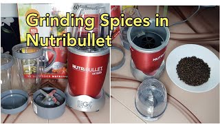 Nutribullet review| Grinding spices