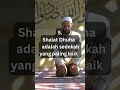 7 KEUTAMAAN SHALAT DHUHA