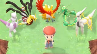 All Legendary Pokémon Following You in Pokémon Brilliant Diamond & Shining Pearl