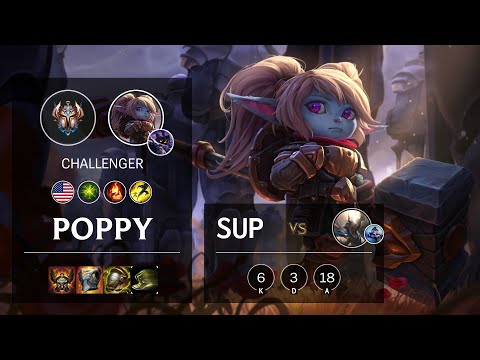 Poppy Support vs Pantheon - NA Challenger Patch 10.19