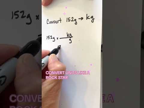 How to convert units like a rock star instead of like an 8th grader