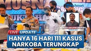 111 Kasus Narkoba Senilai Belasan Miliar Rupiah Terungkap di Bali, Ratusan Tersangka Dipenjara