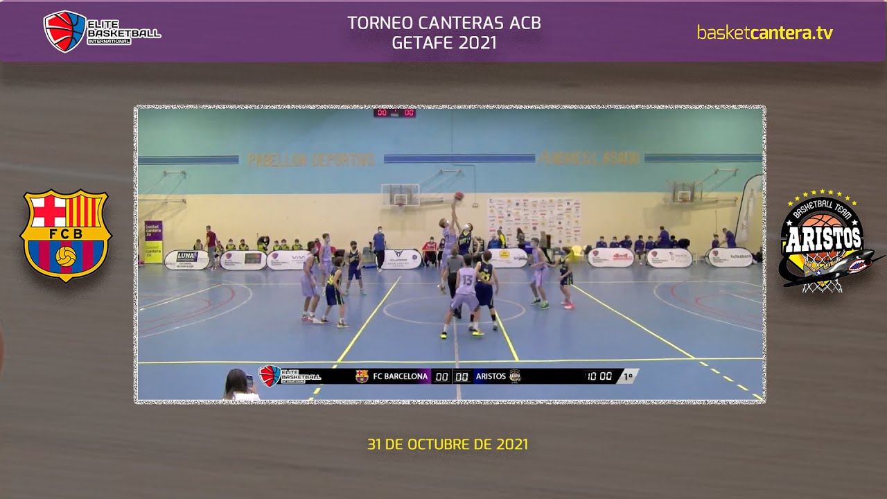 U14M - FC BARCELONA vs BASKET ARISTOS.- Torneo Elite Basketball Canteras ACB 2021 #BasketCantera.TV