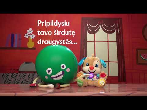 Fisher price Išmaniųjų lygių šuniukas (Lietuviškai įgarsintas) video