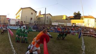 preview picture of video 'Palio del timone 2014 - Tirata 1: Meletolo vs. Bolognano'