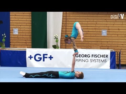 Acro Cup Albershausen 2013 Mixed Pair Balance Youth Germany - Blintsov, Sinkov