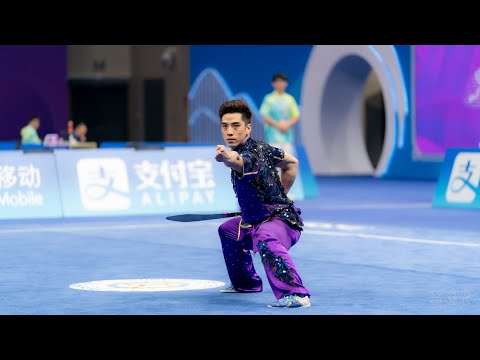 亚运会 男子刀术  Chang Zhizhao 9.826 第19届亚运会 男子刀术 19th Asian Games Men's Daoshu