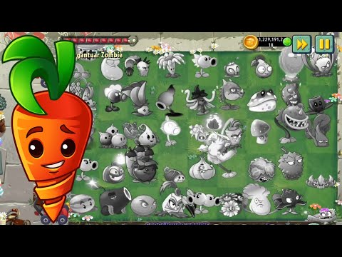 Pvz 2 Challenge - INTENSIVE CARROT & All Plants Die Vs  All Zombies - Who Will Win?