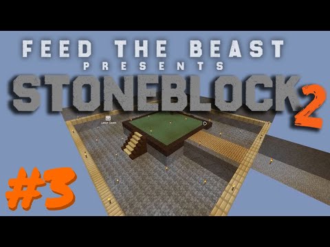 Minecraft FTB StoneBlock 2 | 3rd Person Timelapse #3